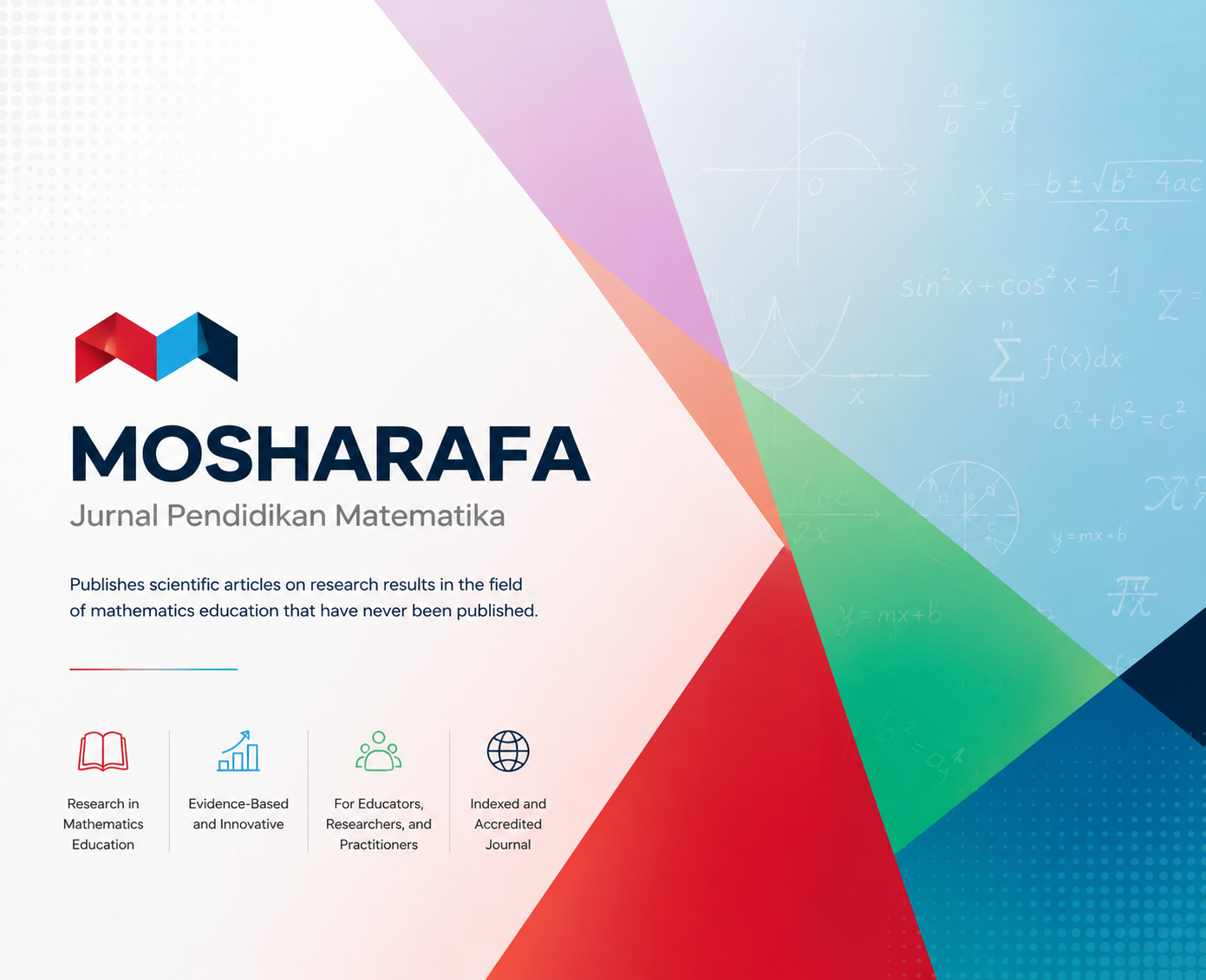 Cover Mosharafa: Jurnal Pendidikan Matematika